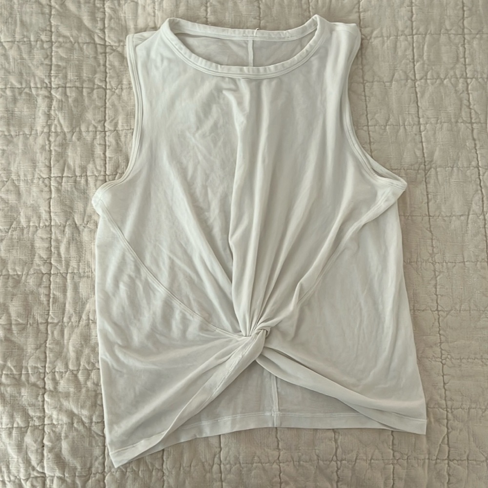 lululemon front tie tank
